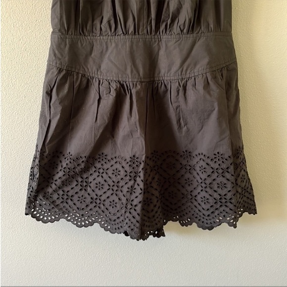 Rebecca Taylor La Vie Agatha Embroidered Eyelet Flutter Sleeve Romper - Picture 10 of 15